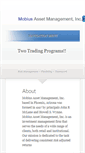 Mobile Screenshot of mobiusassetmanagement.com